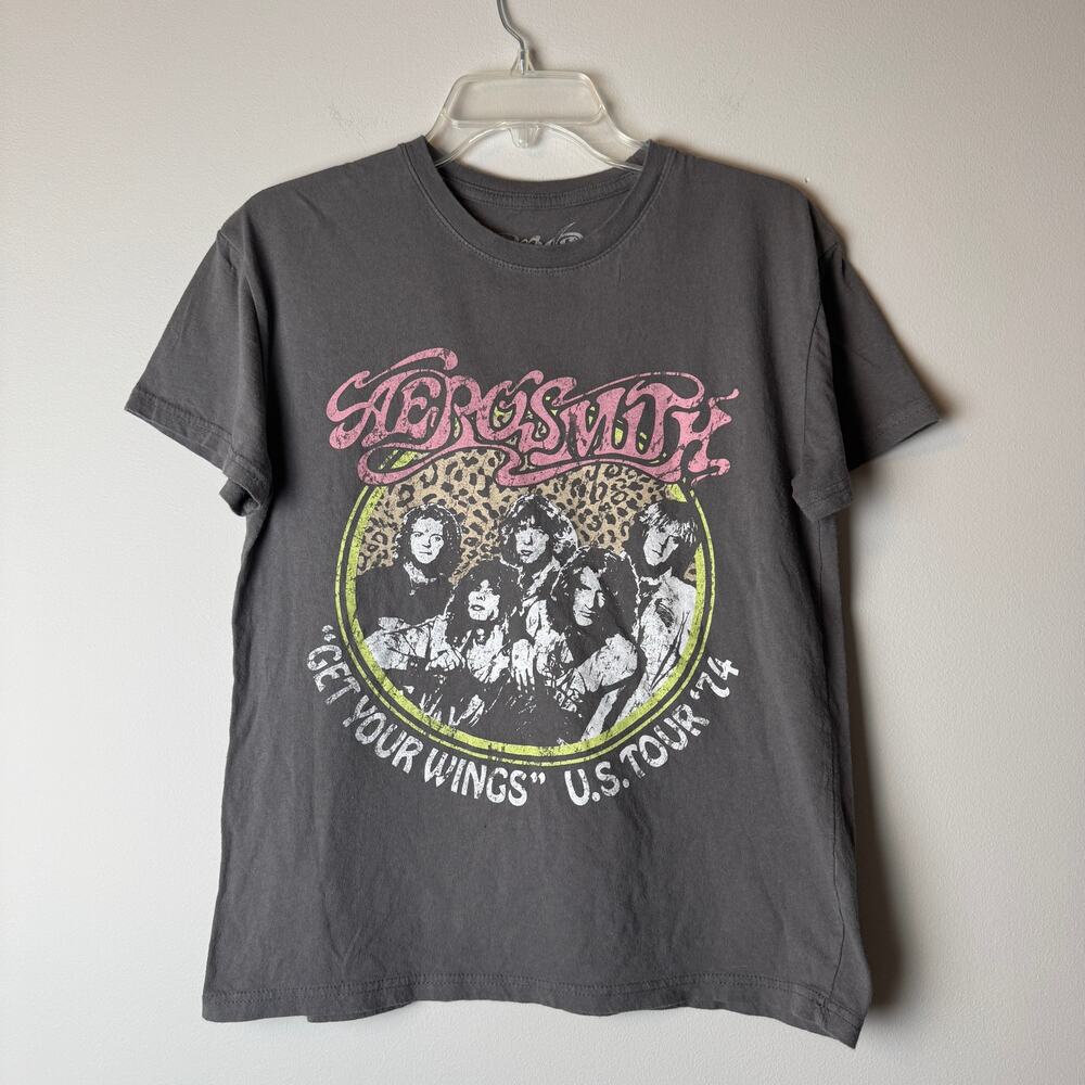 Aerosmith Get Your Wings Tour 1974 Concert T Shirt Medium